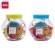 Color Binder Clips 25mm 12 pieces in Jar